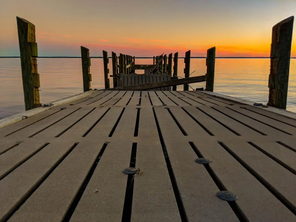 Town docks trashed by hurricane Florence
