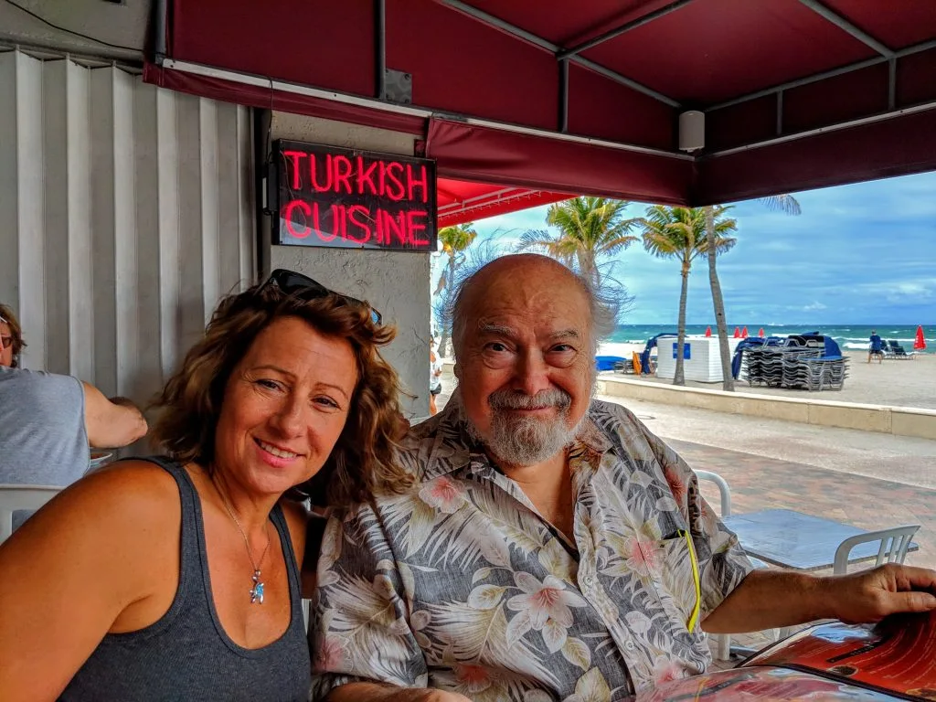 Cindy and Uncle Mike in Hollywood