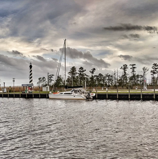 The waterfront seen from Mavis