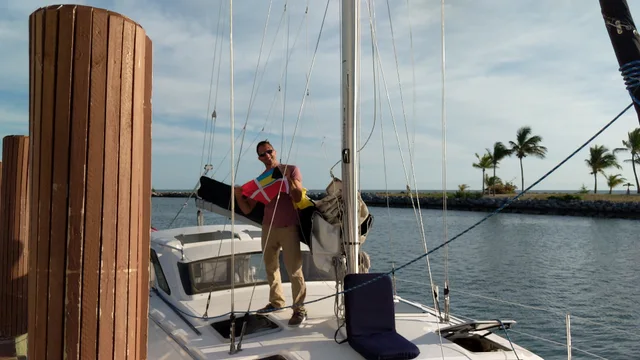 A quiet morning on the foredeck