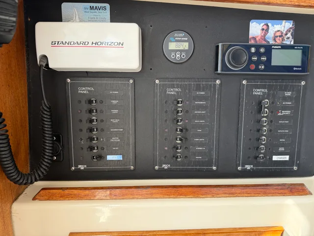 The electrical panel and navigation equipment