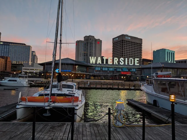 Morning at the Waterside dock
