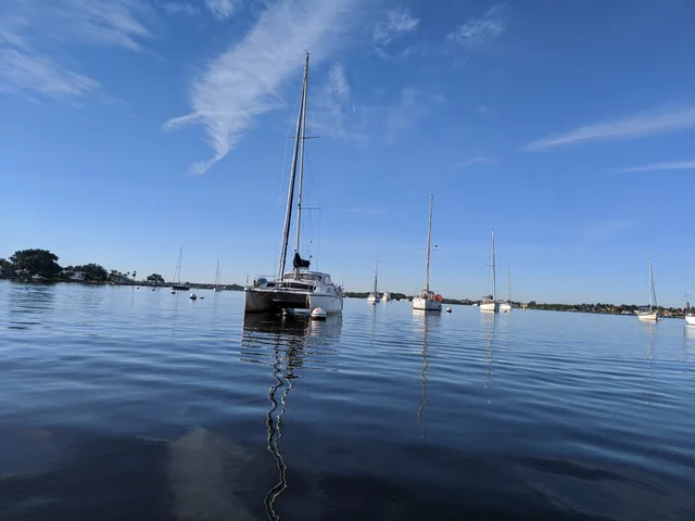 Mavis reflected in calm water