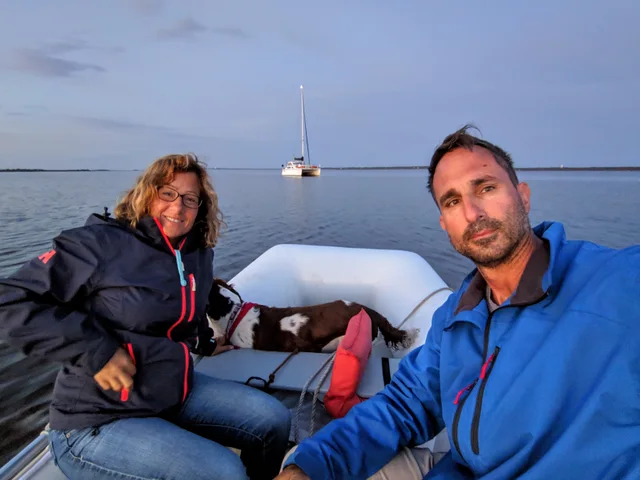 A quiet morning aboard together